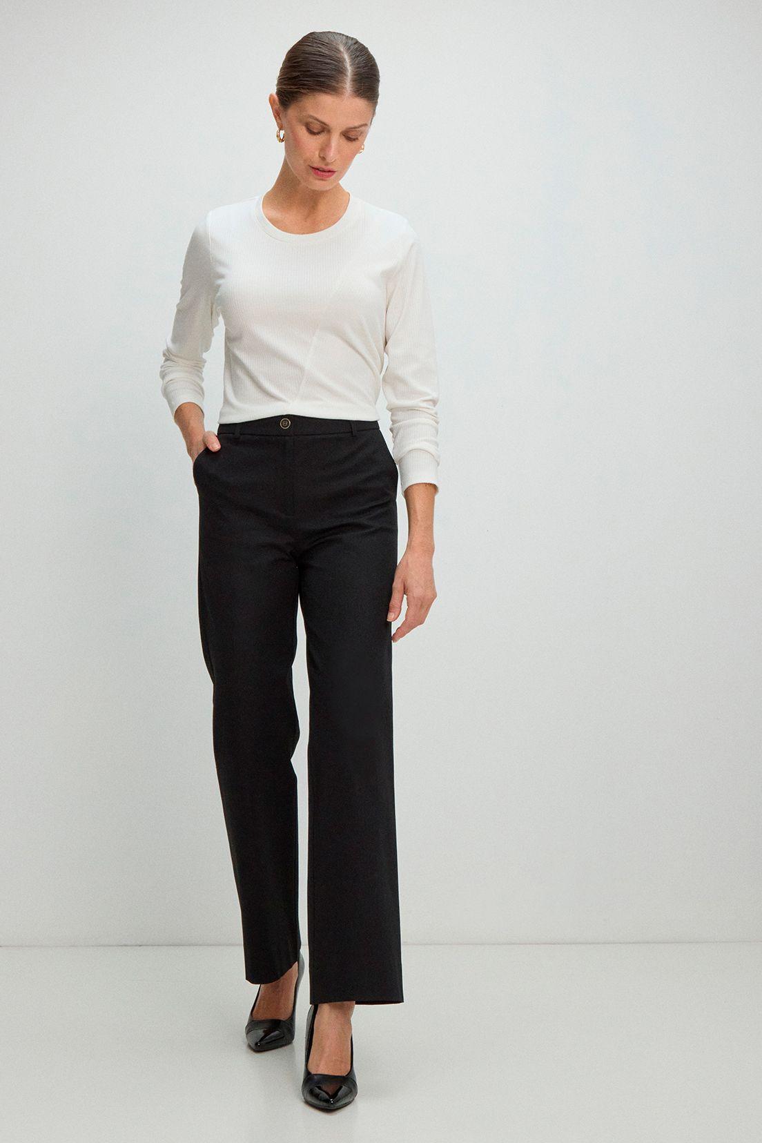 Pantalon Wide Negro Ma Griffe 11002225001102-0