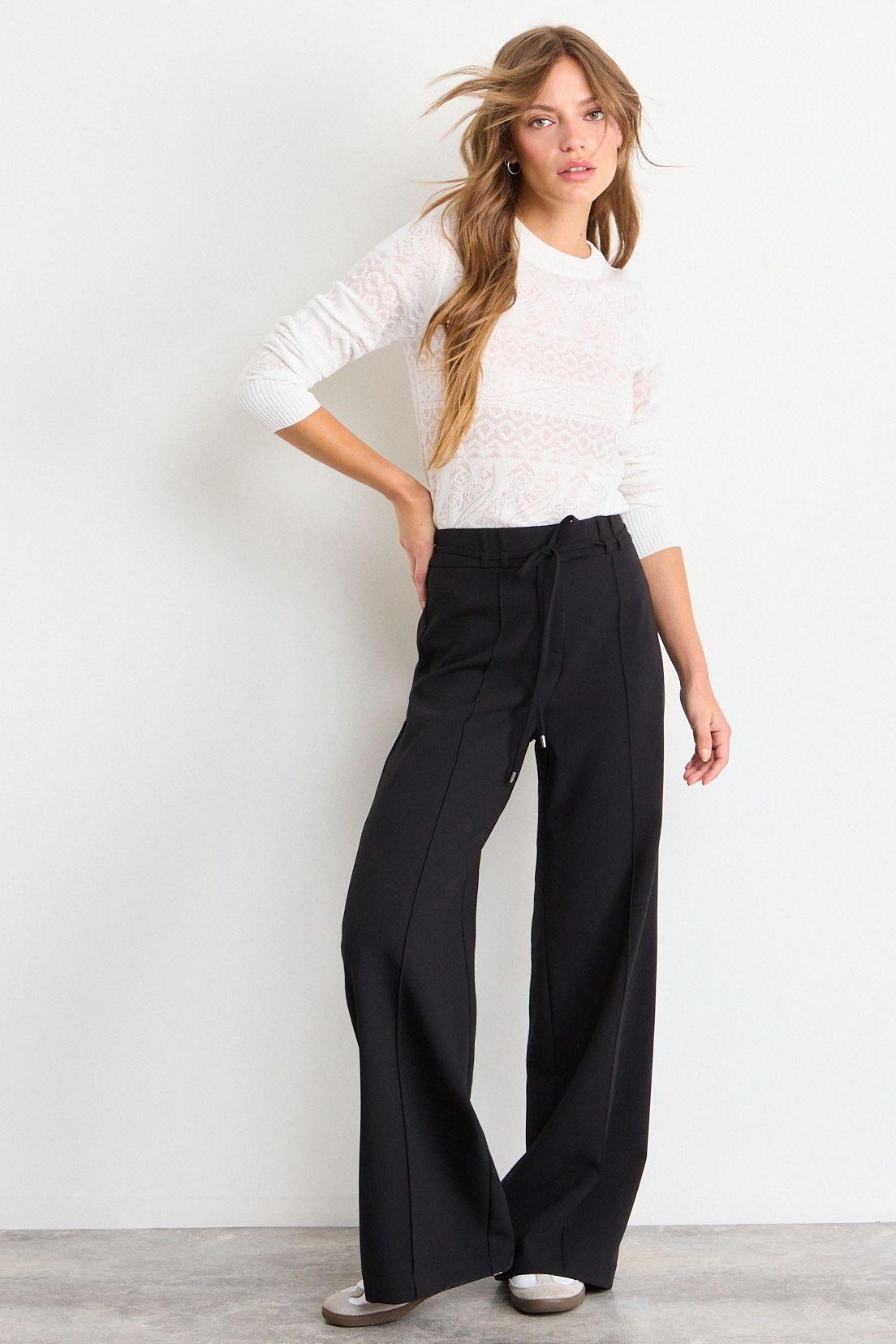 Pantalon Liso Negro iO 11020126055102-0