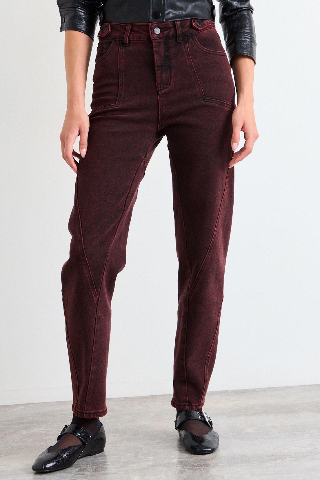 Jeans Liso Burdeos iO 11320126009112-1