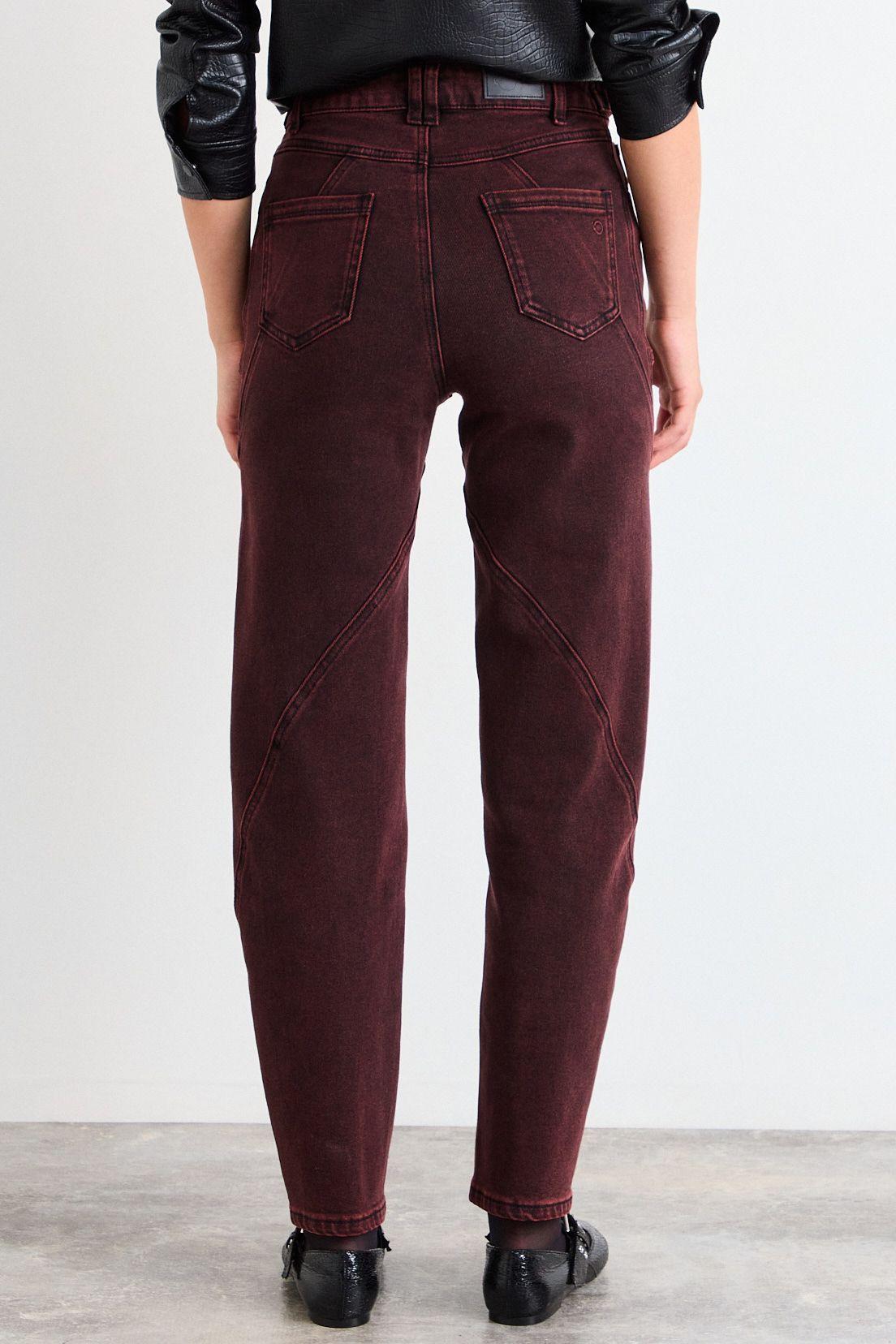 Jeans Liso Burdeos iO 11320126009112-3