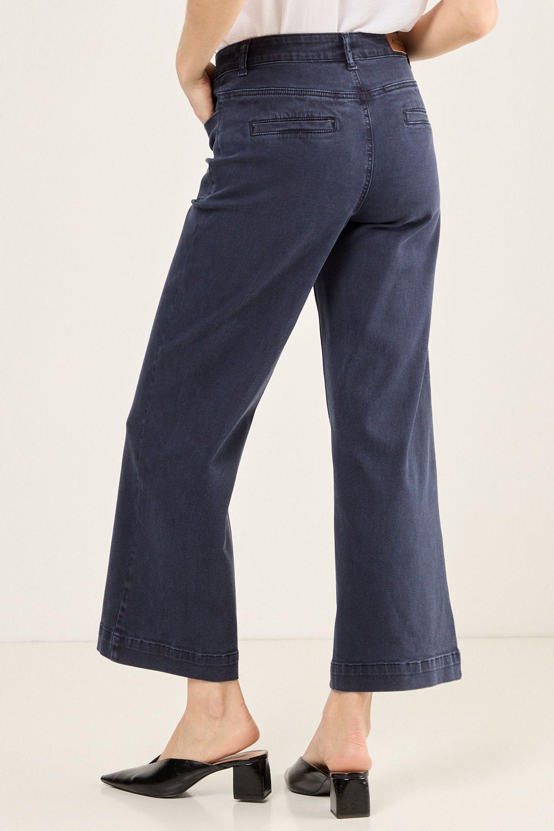 Jeans Wide Color Azul Ma Griffe 11302225009104-3