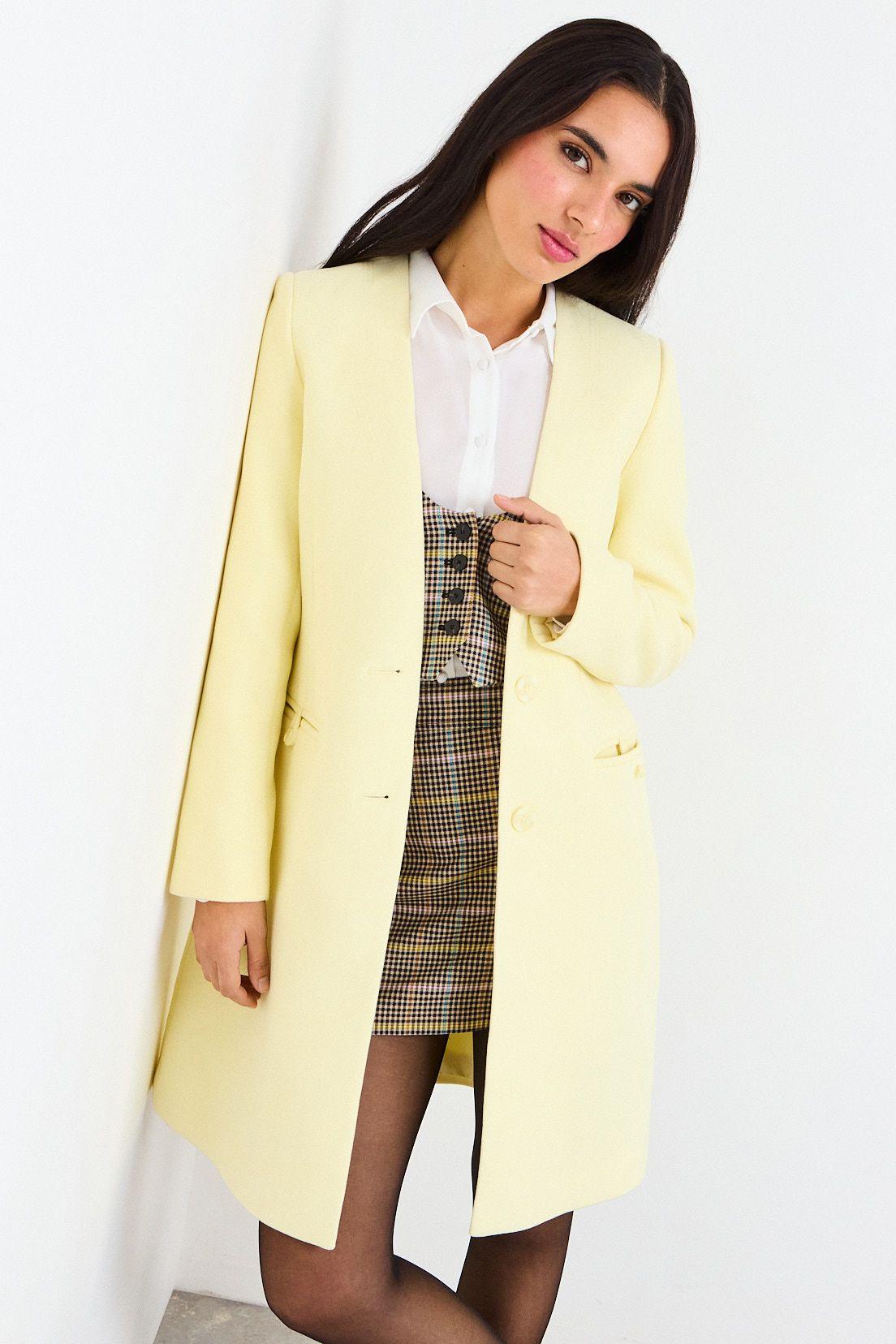 Chaqueton Liso Amarillo iO 17220226001108-0