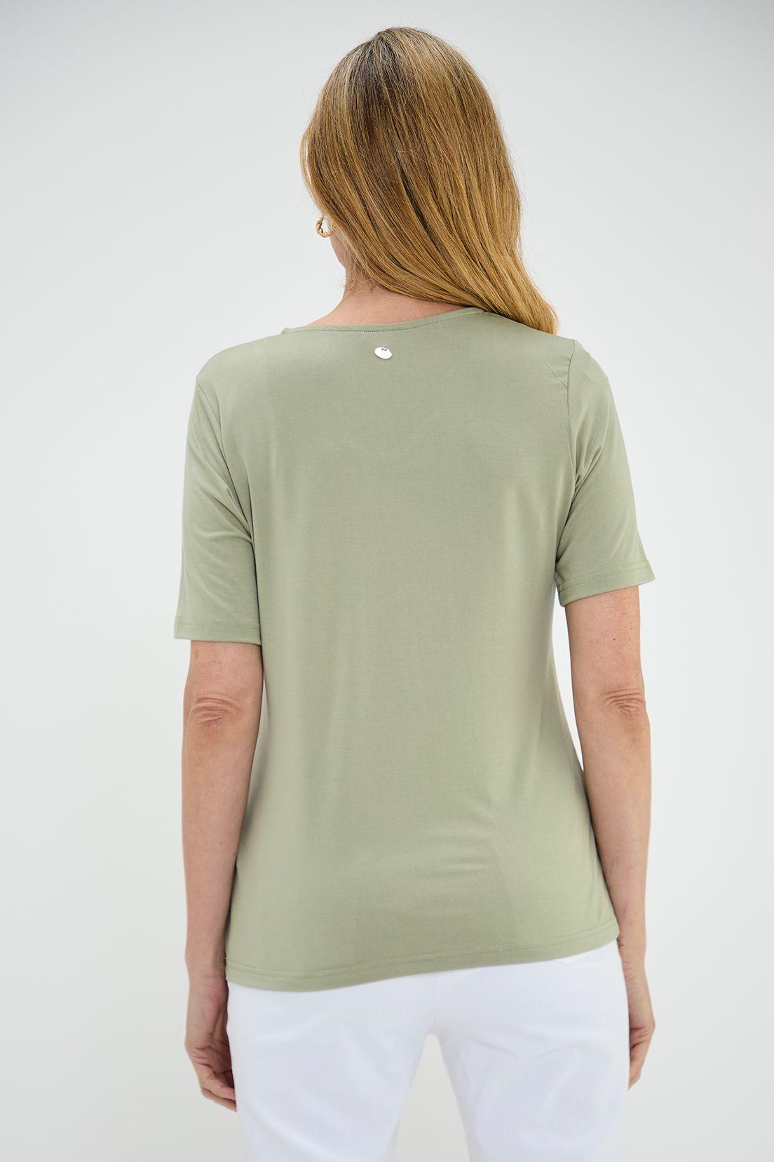 Polera Con Nudo Modal Verde Ma Griffe 14202224064117-3