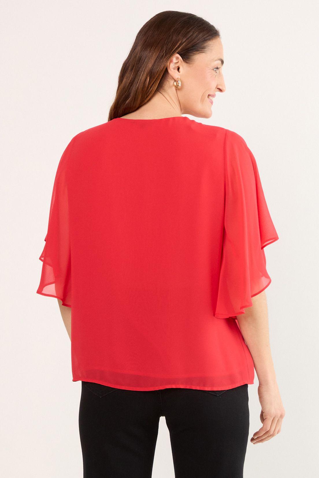 Blusas Manga Larga Rojo Ma Griffe 14002225100103-2