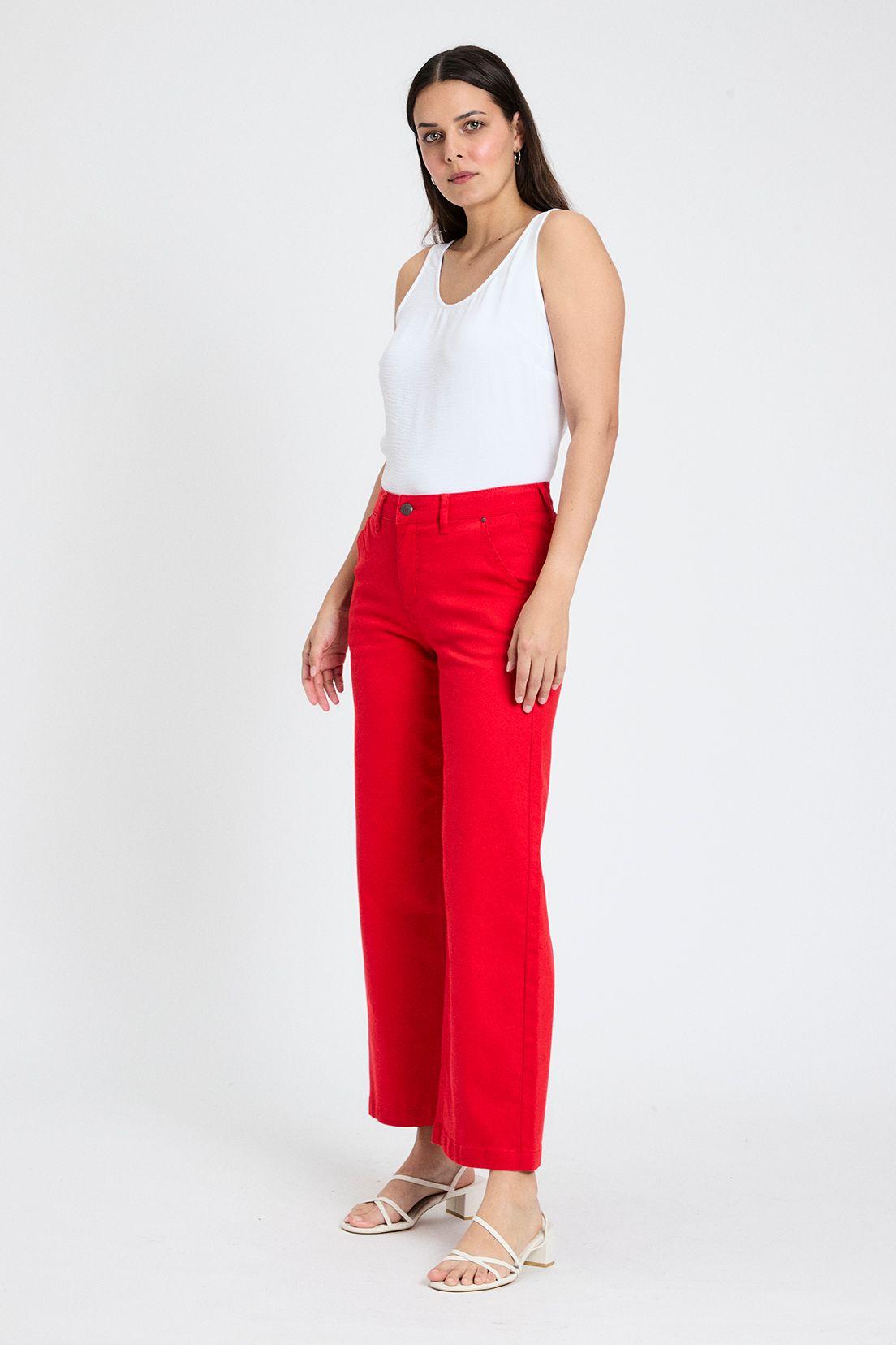 Jeans Liso Rojo Ash 11307125001103-3