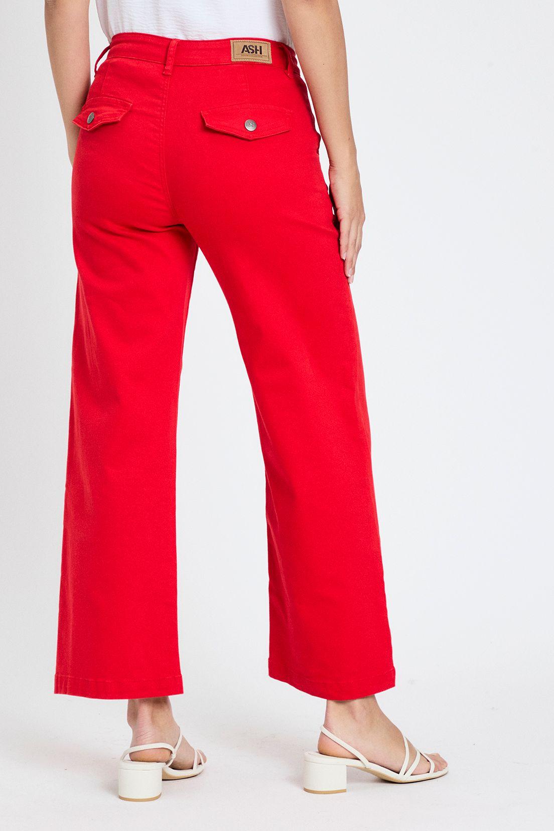 Jeans Liso Rojo Ash 11307125001103-4