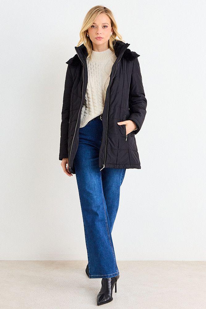 Parka Manga Larga Negro Ash 17607126052102-4