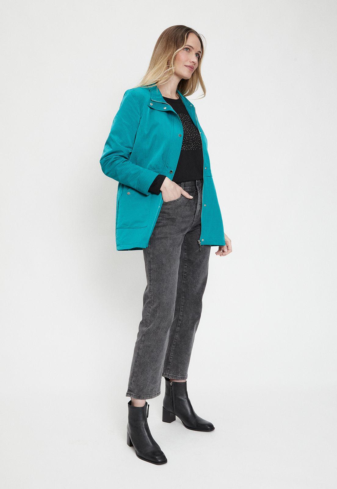 Trench Liso Verde Ma Griffe 17402224004217-3