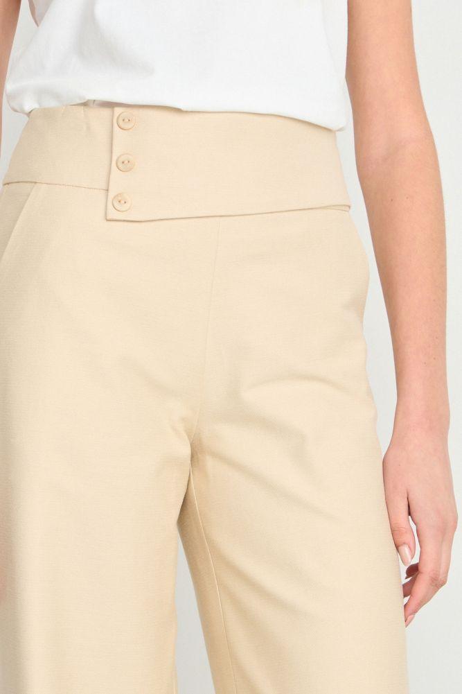Pantalon Liso Beige iO 11020225062106-3
