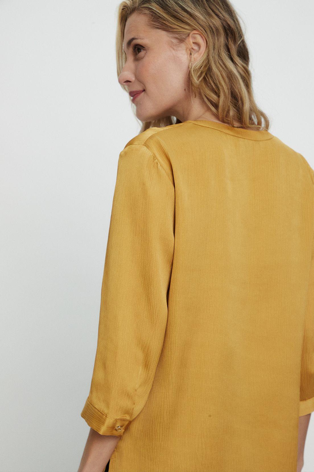 Blusa Lisa Mostaza Ma Griffe 14002224052314-4