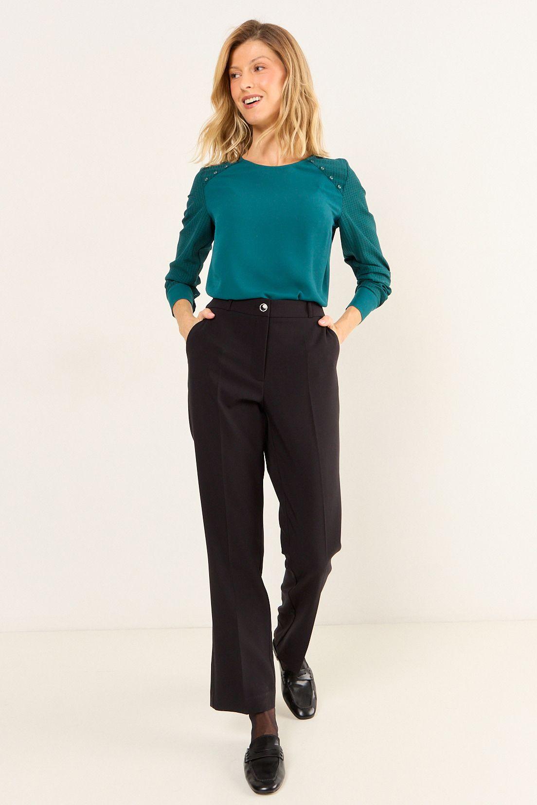 Blusa Lisa Verde Oliva Ma Griffe 14002126066107-4