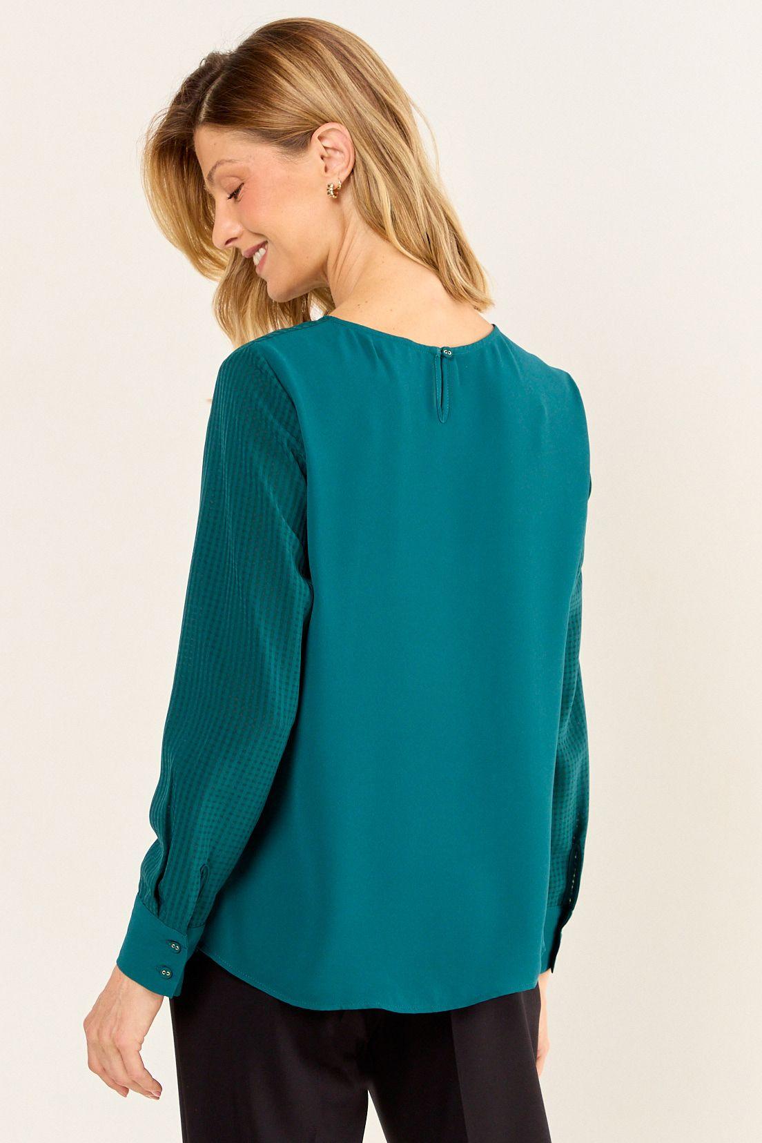 Blusa Lisa Verde Oliva Ma Griffe 14002126066107-2