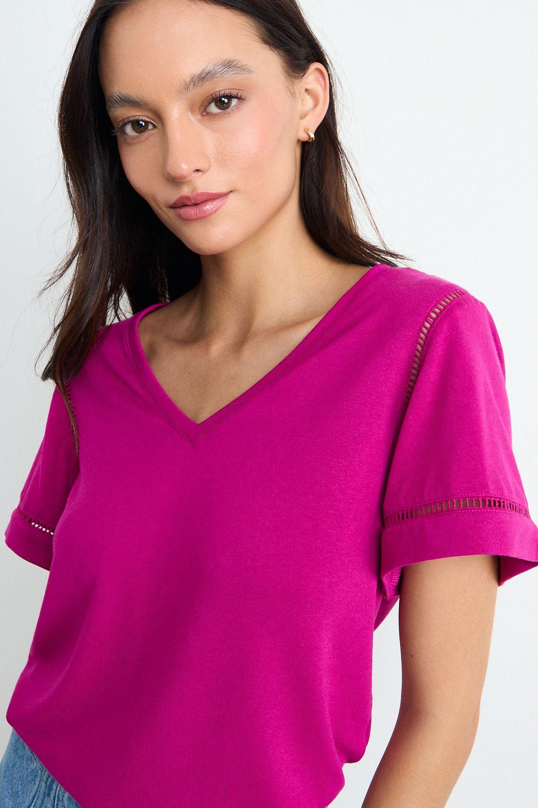 Polera Lisa Fucsia iO 14220225074116-0