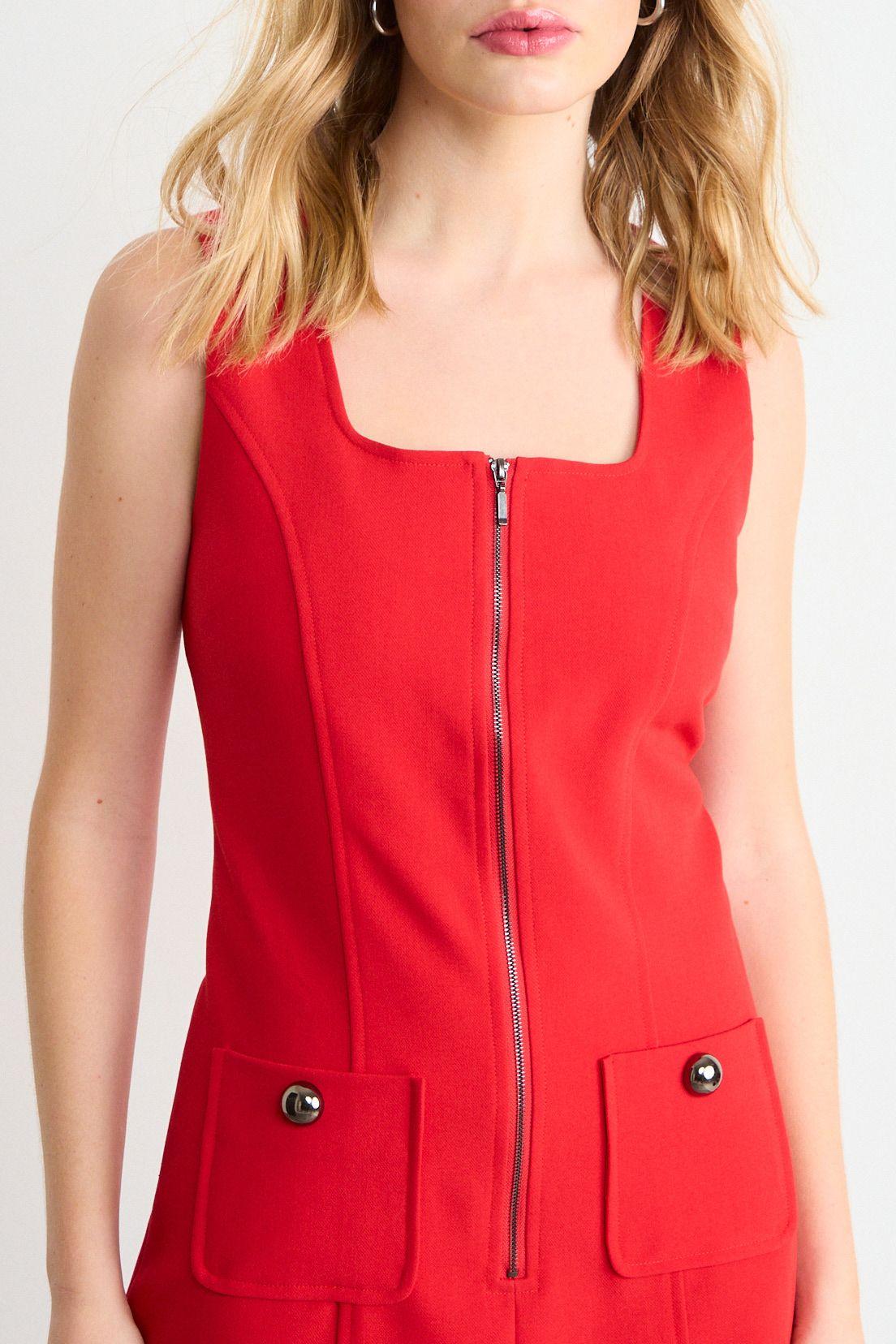 Vestido Liso Rojo iO 13020126050103-1