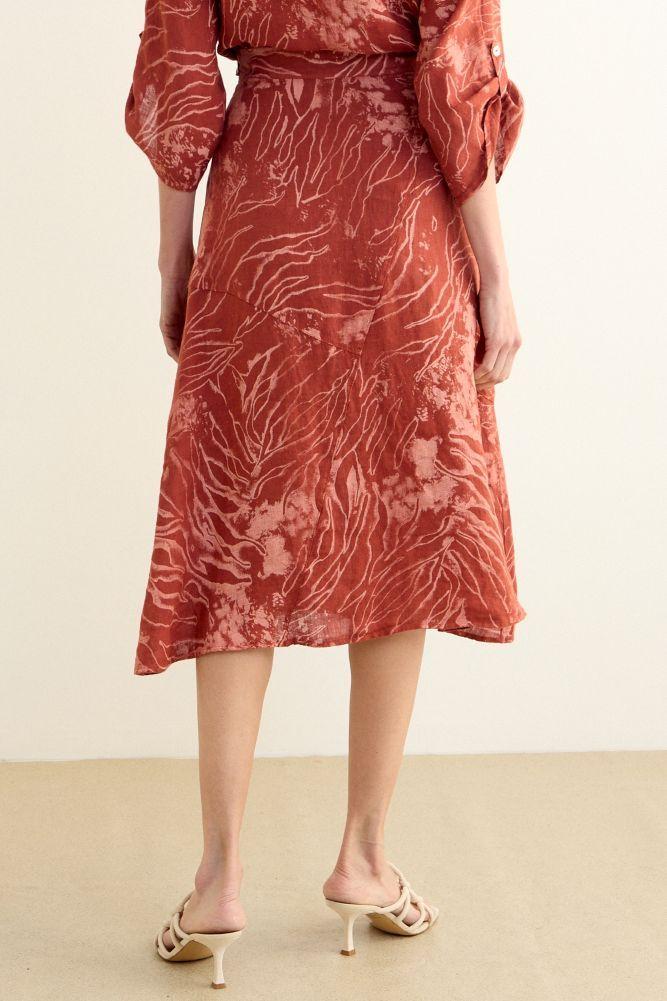 Falda Fantasia Naranjo Ma Griffe 12102225300114-3