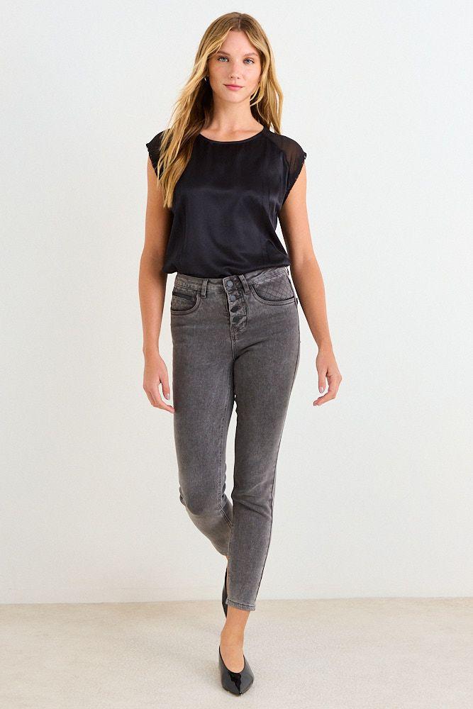 Skinny Jeans Gris Ash 11307126004113-0