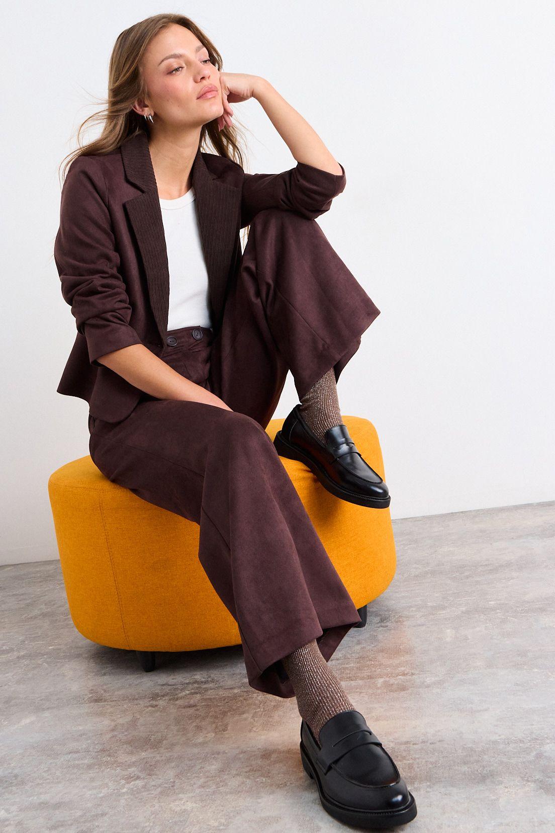 Pantalon Liso Café iO 11020126062109-0