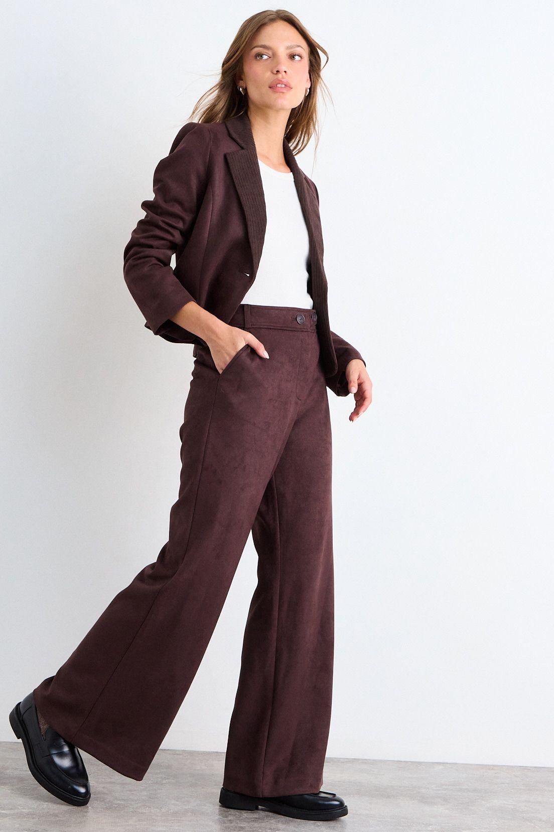 Pantalon Liso Café iO 11020126062109-4