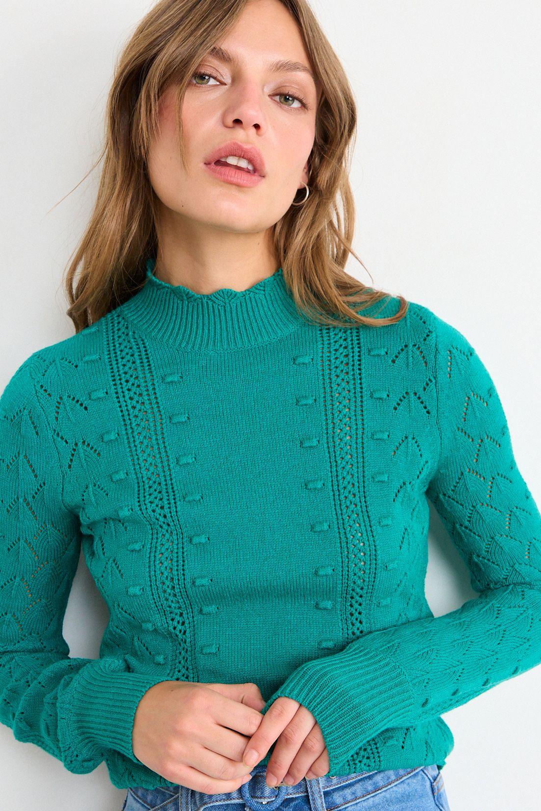 Sweater Liso Verde iO 18120126009217-0