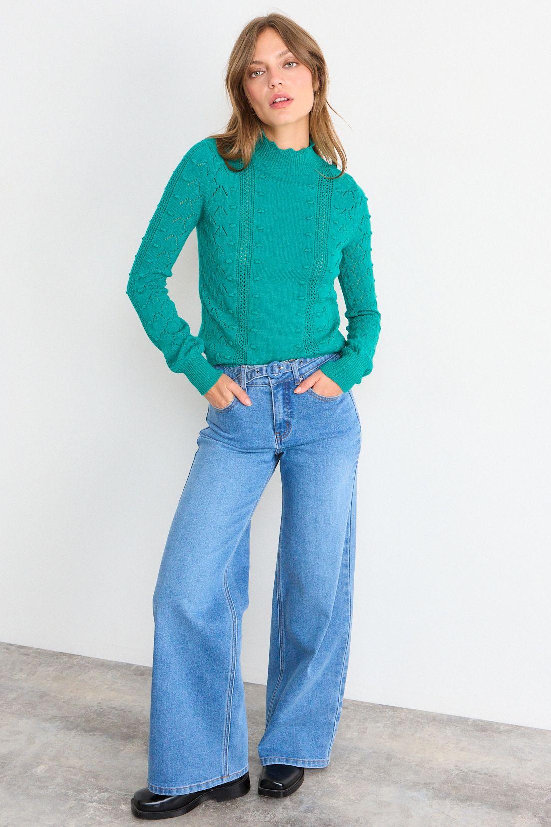 Sweater Liso Verde iO 18120126009217-4