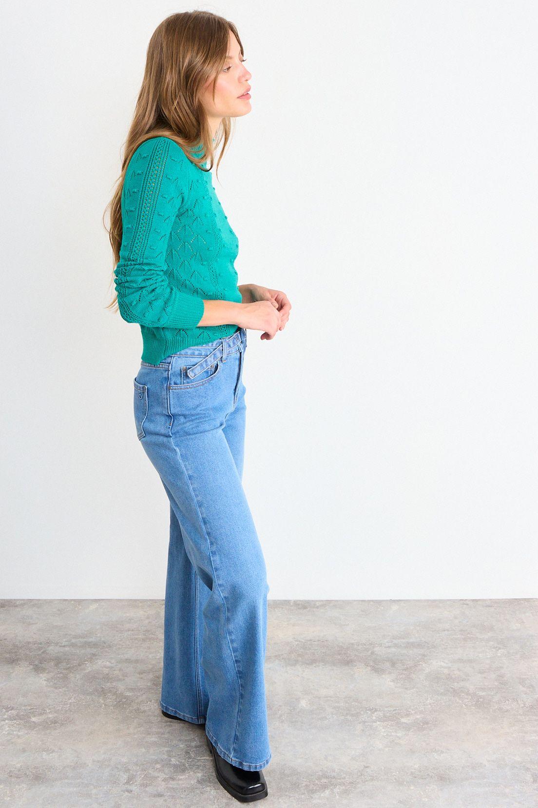 Sweater Liso Verde iO 18120126009217-3