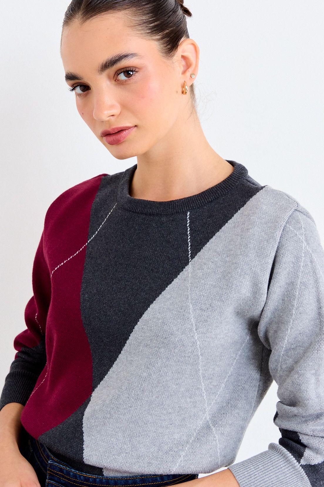 Sweater Fantasia Gris iO 18720126009113-1