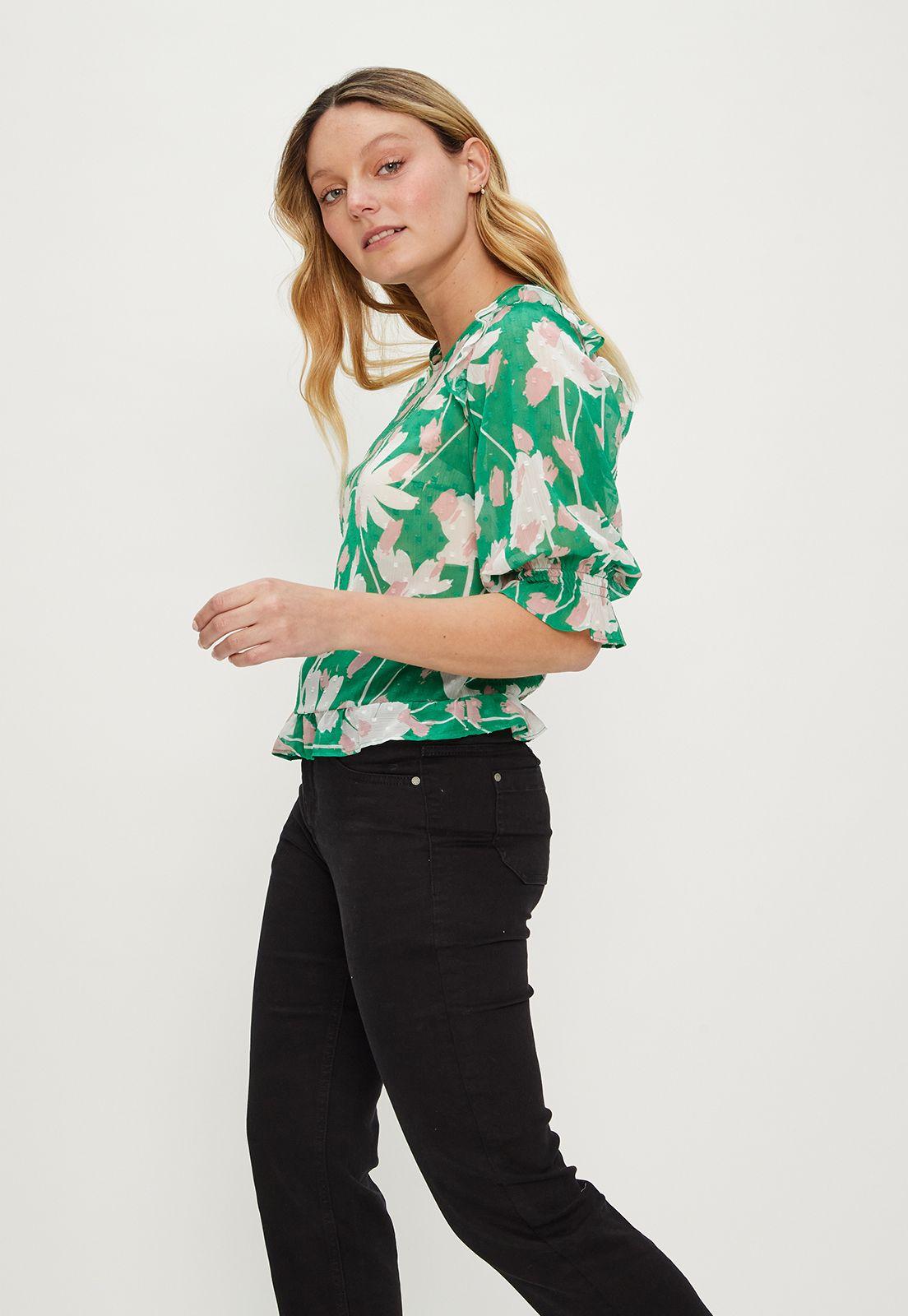 BLUSA FANTASIA verde musgo iO 14120124053107-3