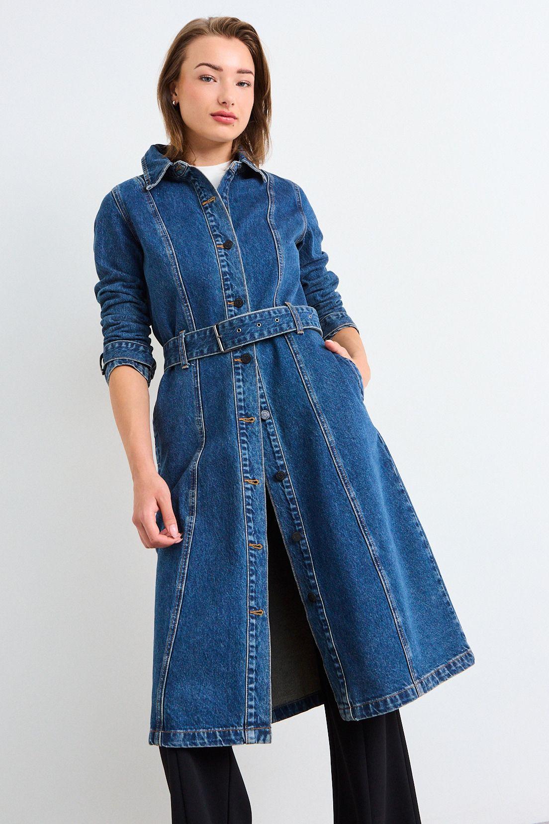 Trench Liso Azul iO 17420126002104-1