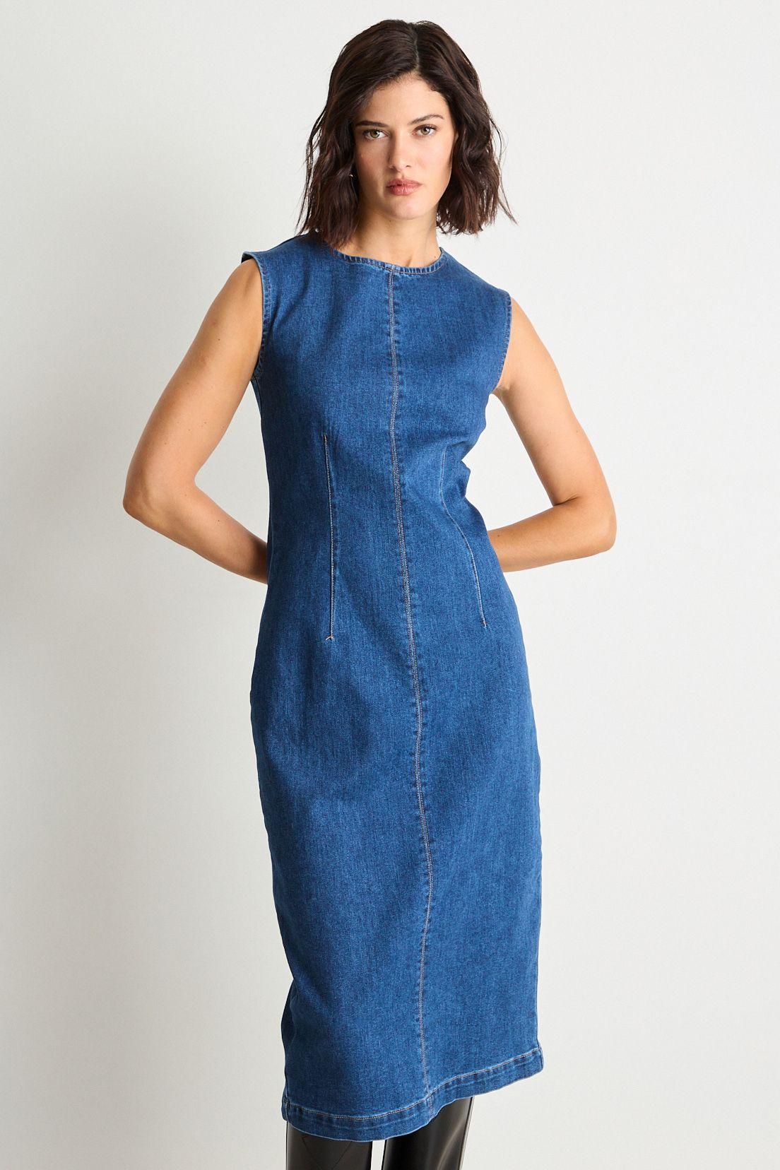 Vestido Largo Azul Ash 13807225001104-0