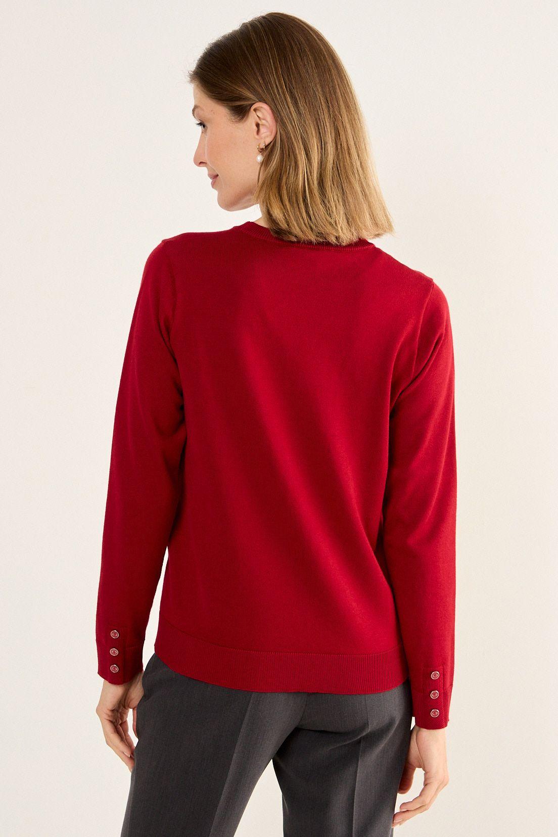 Sweater Liso Rojo Ma Griffe 18102126200103-2