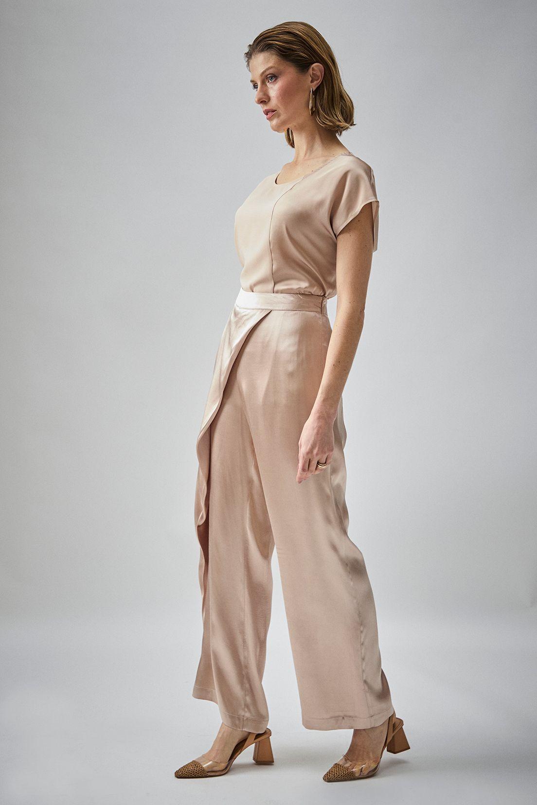 Pantalon Coctail Beige Ma Griffe 11002224100106-3