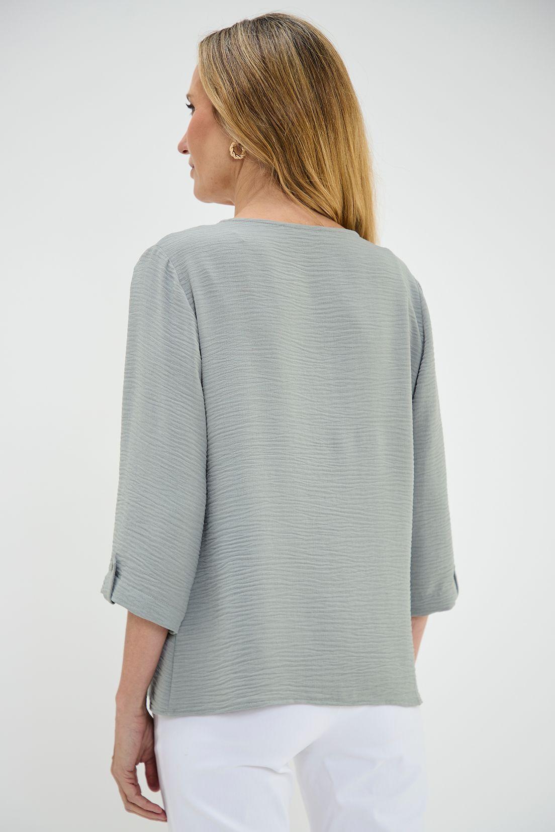 Blusa Escote En V Verde Ma Griffe 14002224007126-3