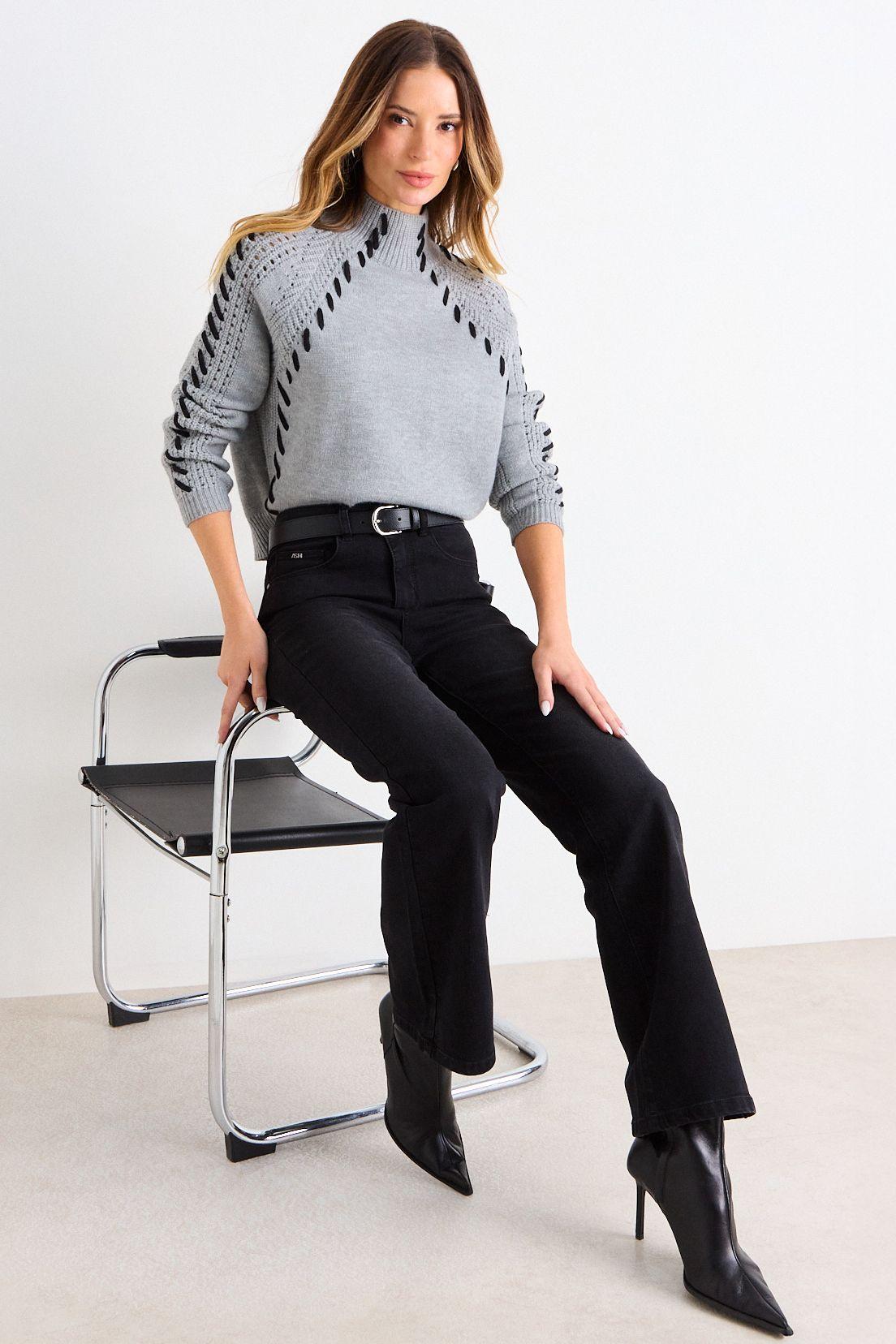 Sweater Cuello Subido Gris Ash 18107126005113-3