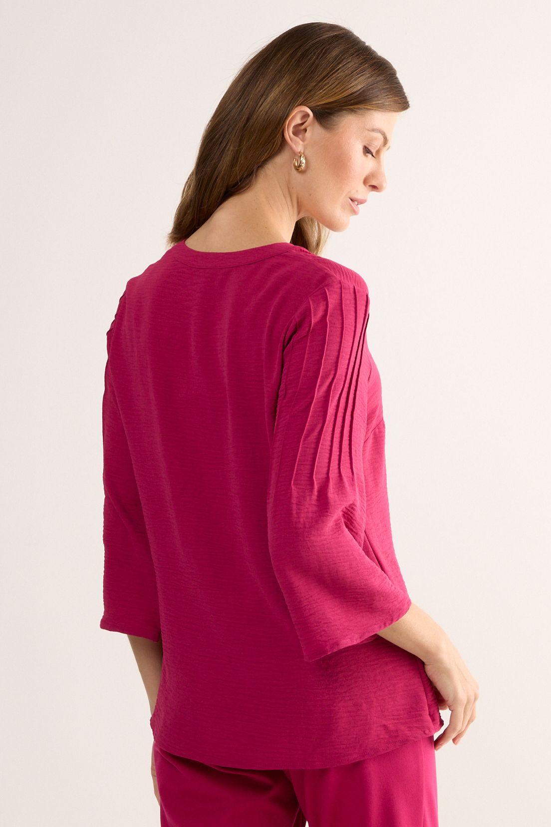 Blusas Manga Larga Fucsia Ma Griffe 14002225001116-3
