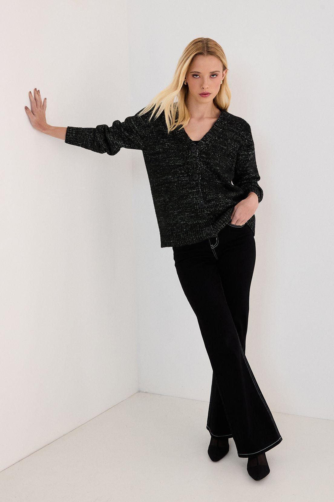 Chaleco Con Botones Gris 18607125001163-0