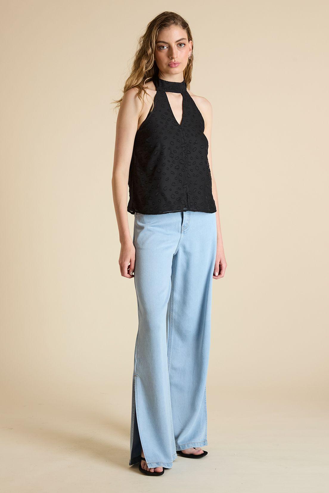 Blusa Lisa Negro iO 14020125053102-2