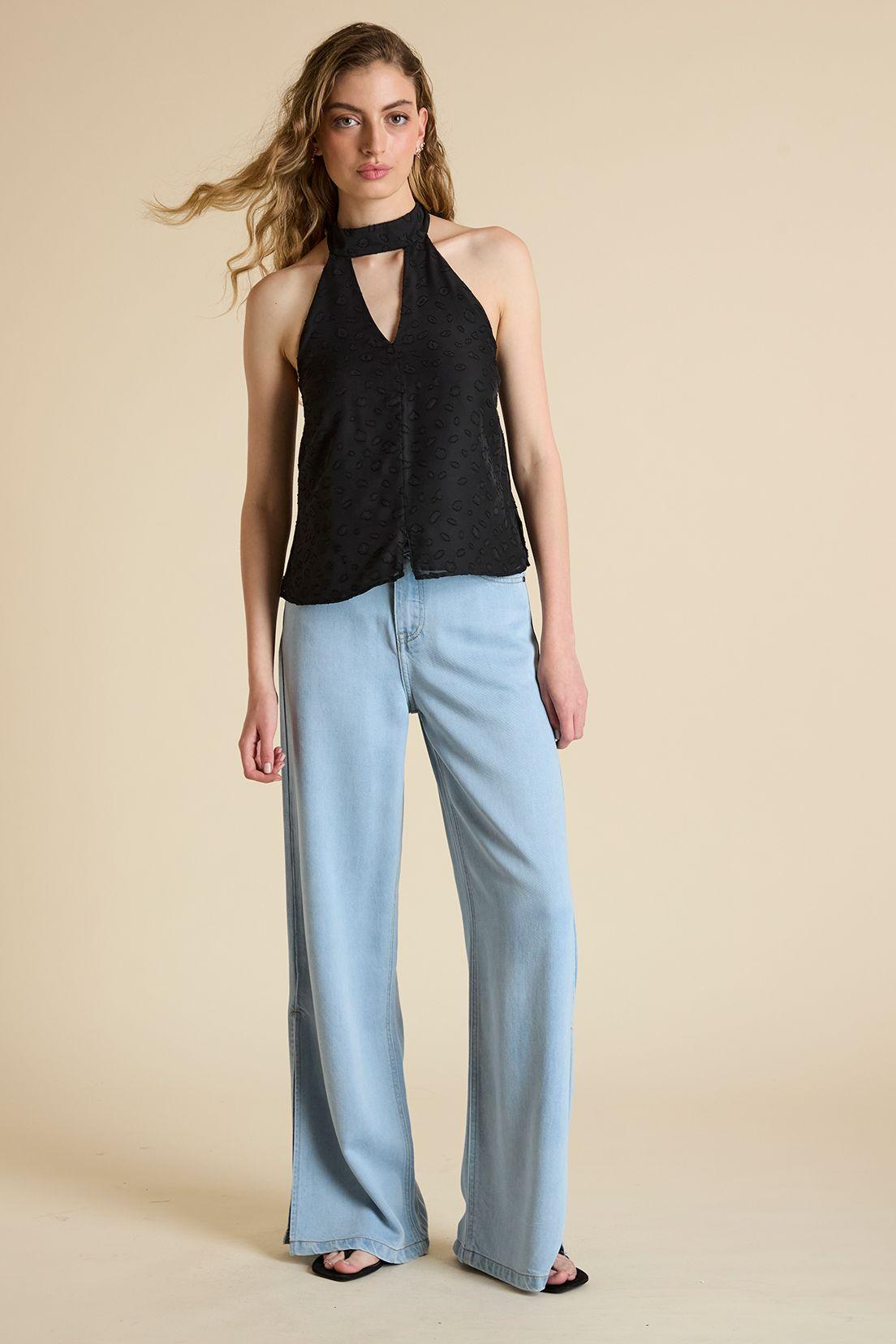 Blusa Lisa Negro iO 14020125053102-4