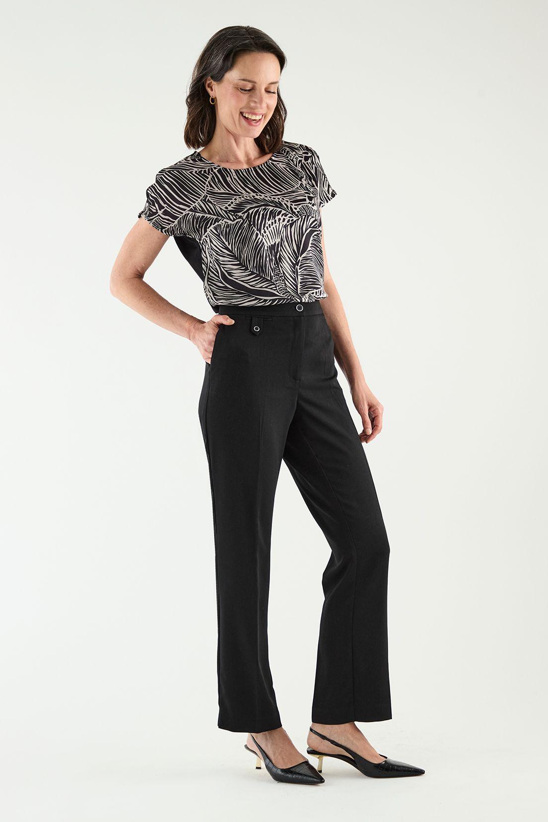 Pantalon Formal Recto Negro Ma Griffe 11002125050102-3