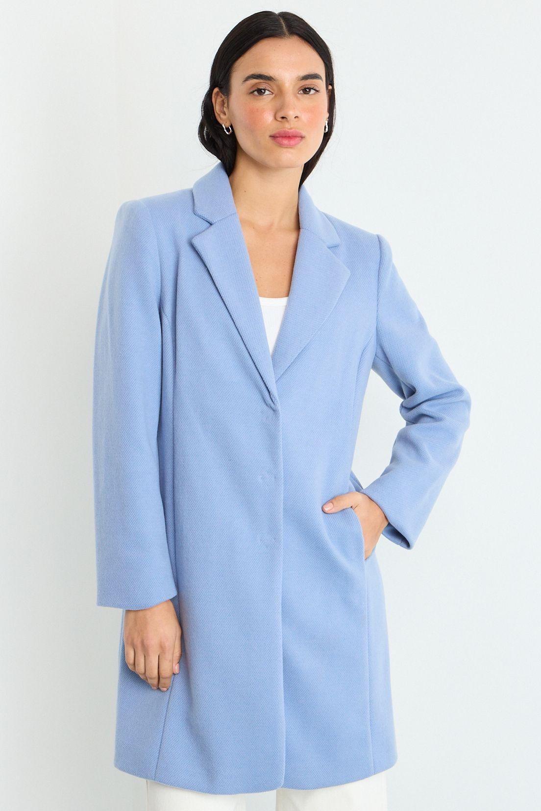 Chaqueton Liso Celeste 17204125005110-0