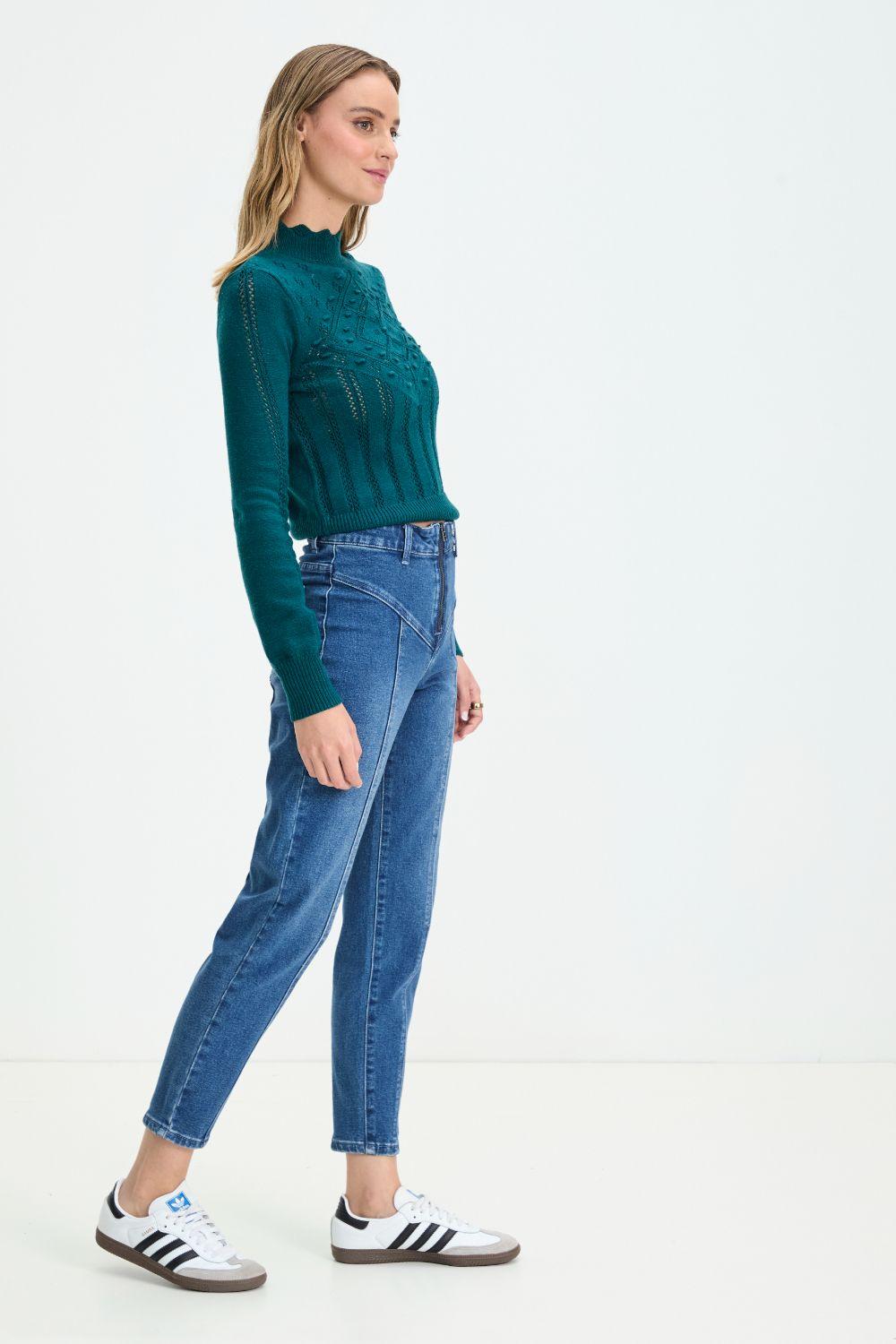 Jeans Liso Azul 11320125054134-3