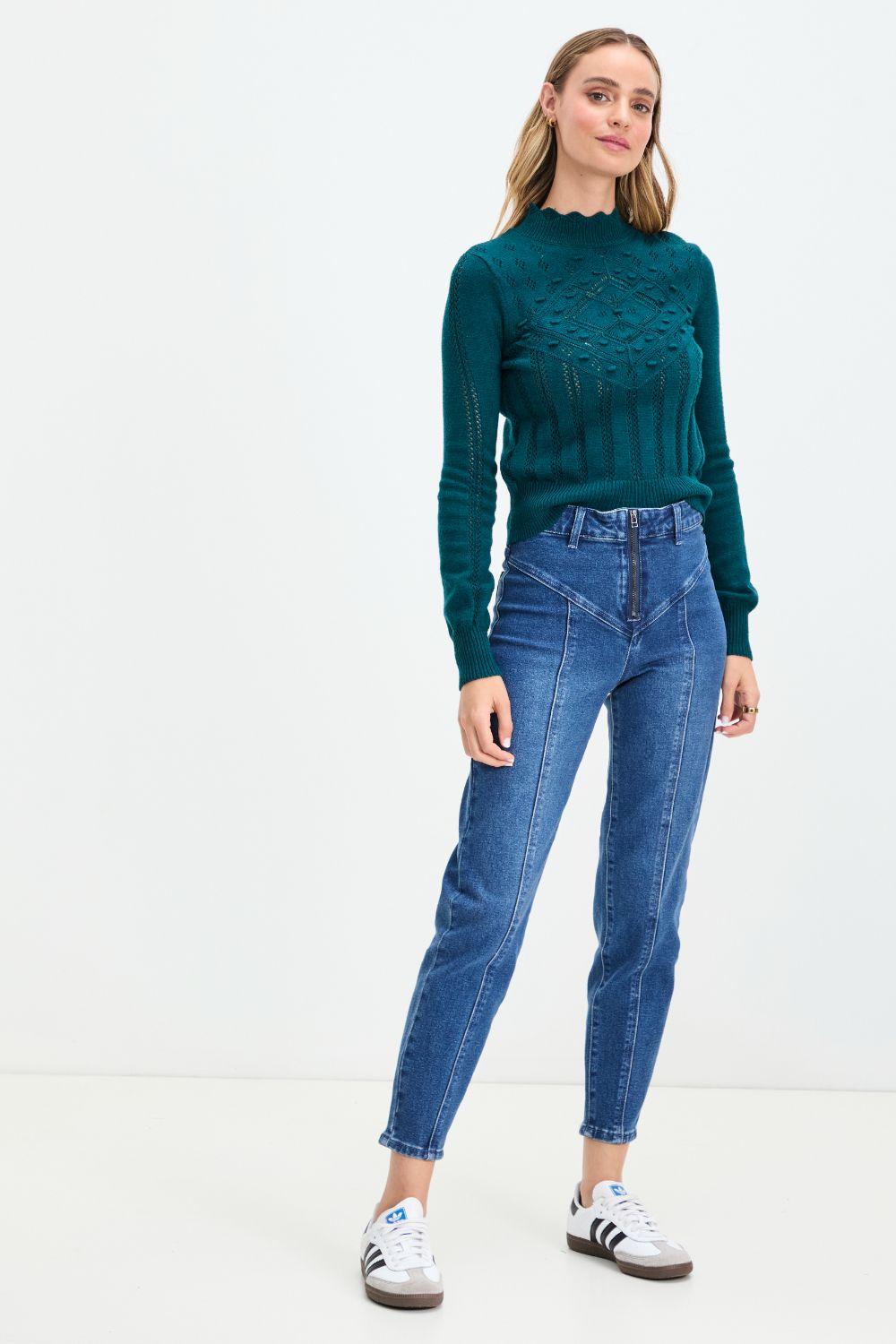 Jeans Liso Azul 11320125054134-4