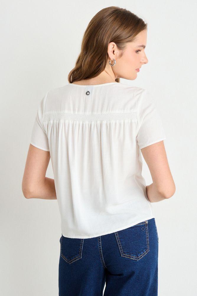 Blusas Manga Corta Crudo iO 14020225067105-2