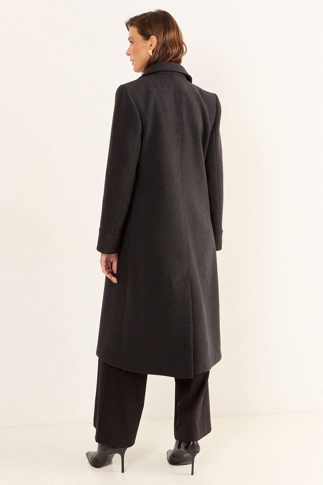 Abrigo Largo Gris Ma Griffe 17002126050163-3