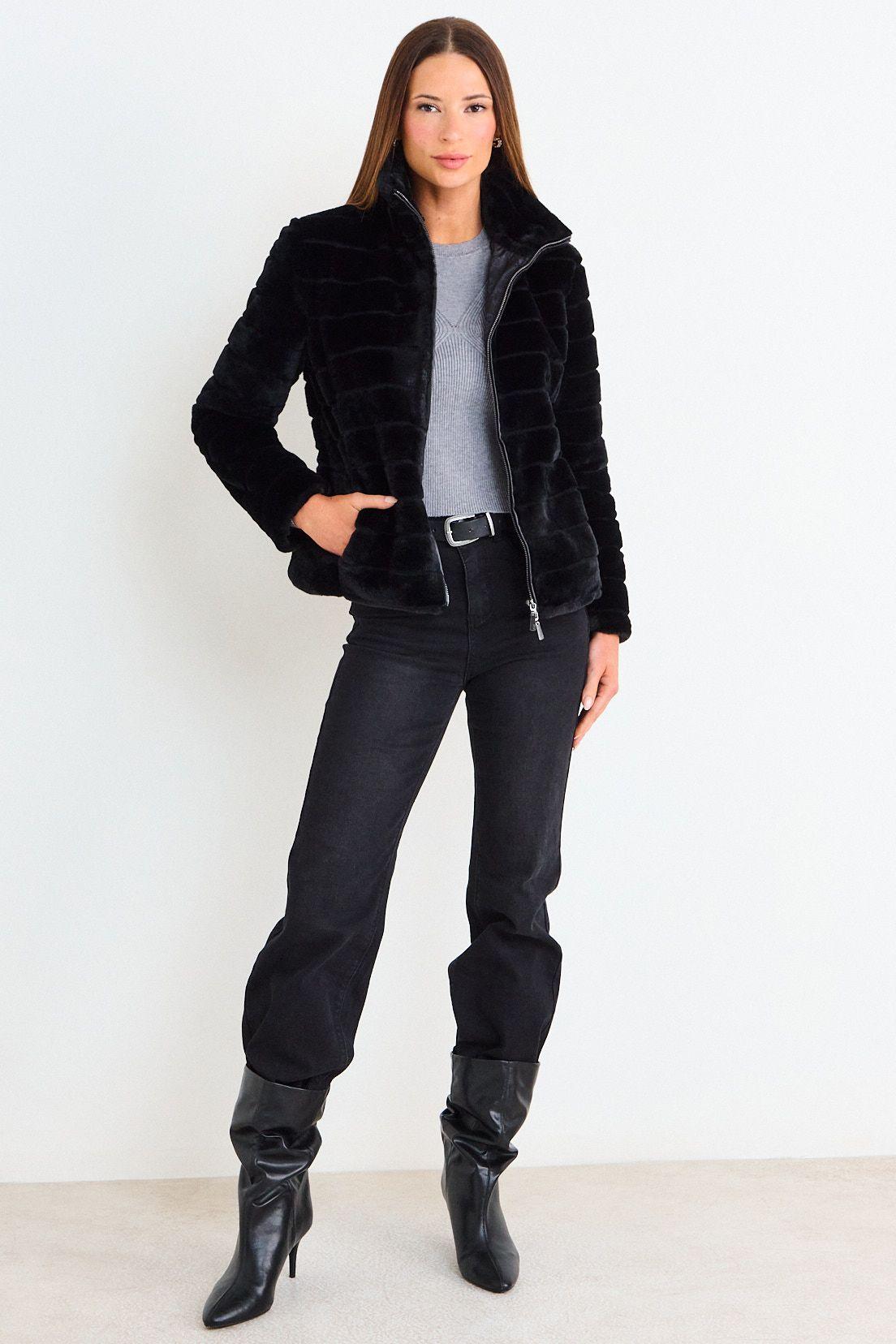 Chaqueta De Piel Negro Ash 17507126013102-3