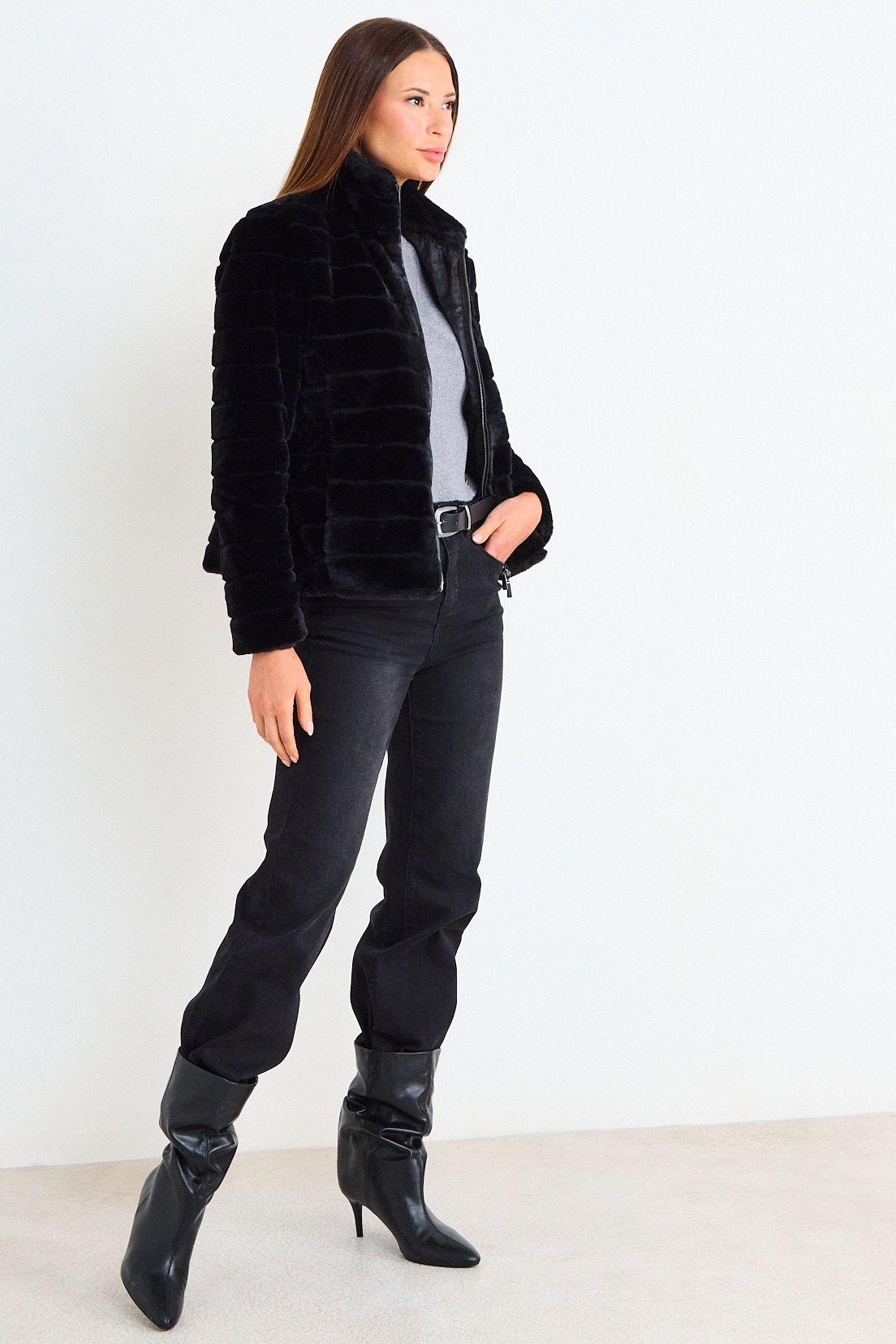 Chaqueta De Piel Negro Ash 17507126013102-4