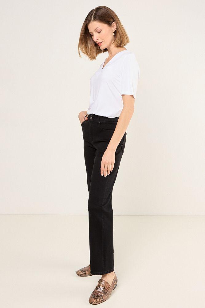 Polera Escote En V Blanco Ma Griffe 14202225015101-4