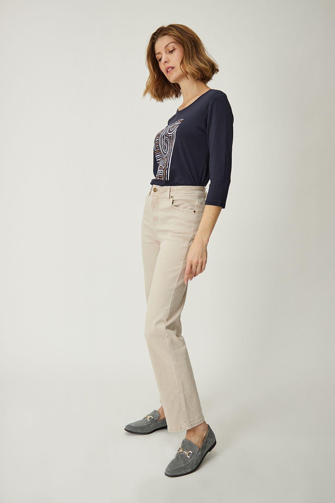 Jeans Liso Beige Ma Griffe 11302224004106-3