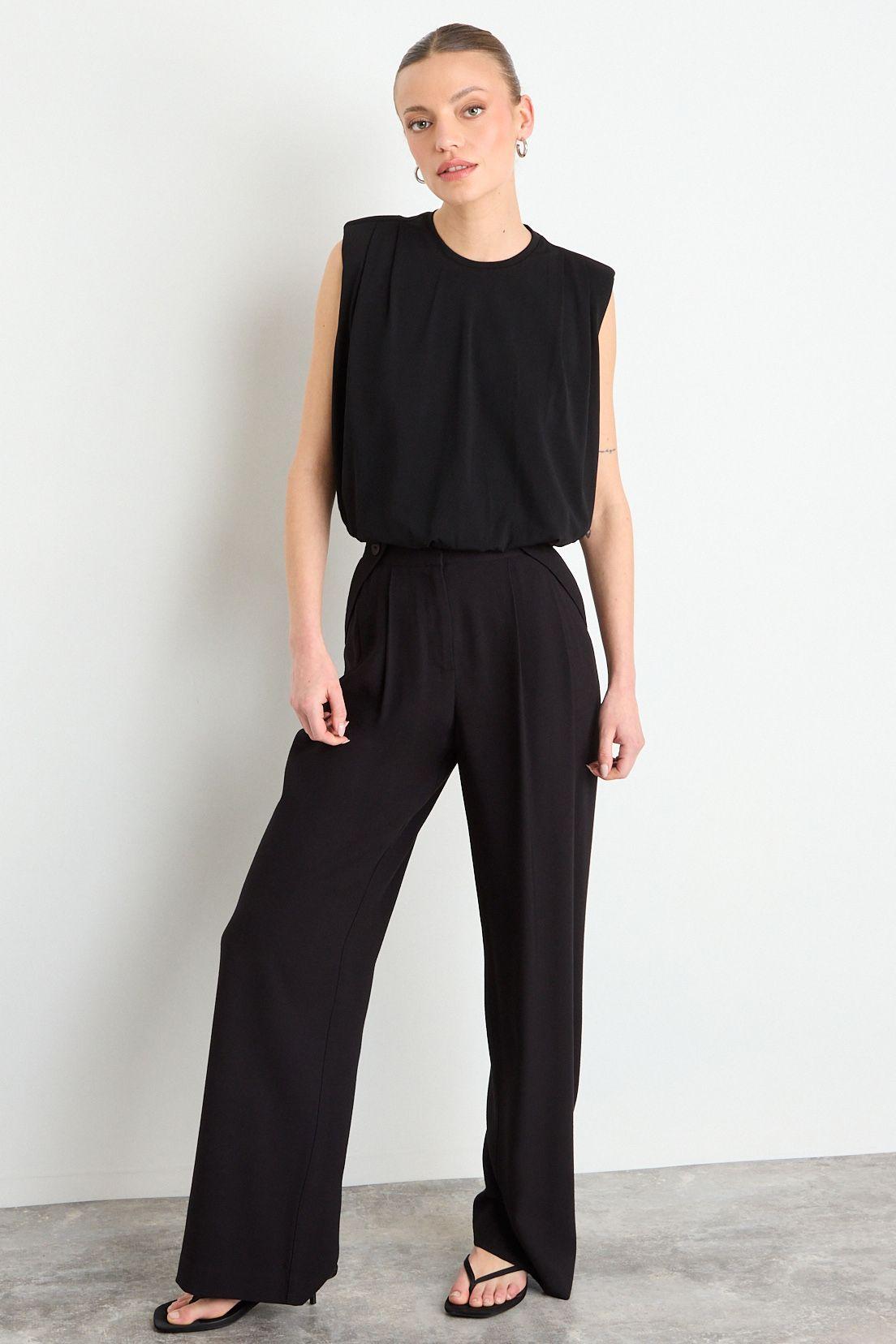 Pantalon Liso Negro iO 11020225064102-0