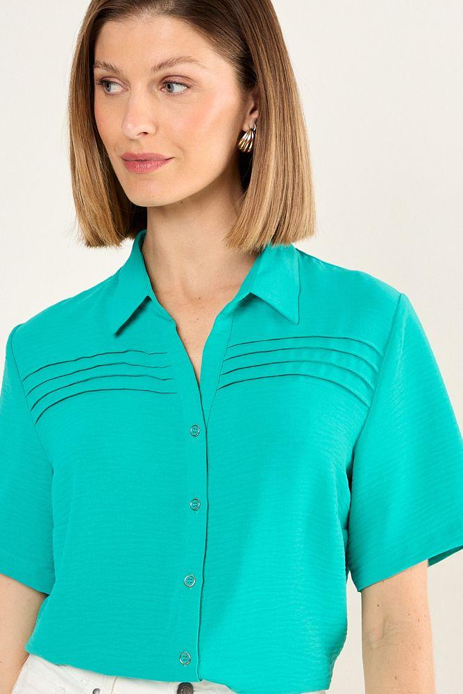 Blusa Lisa Verde Ma Griffe 14004225037217-0