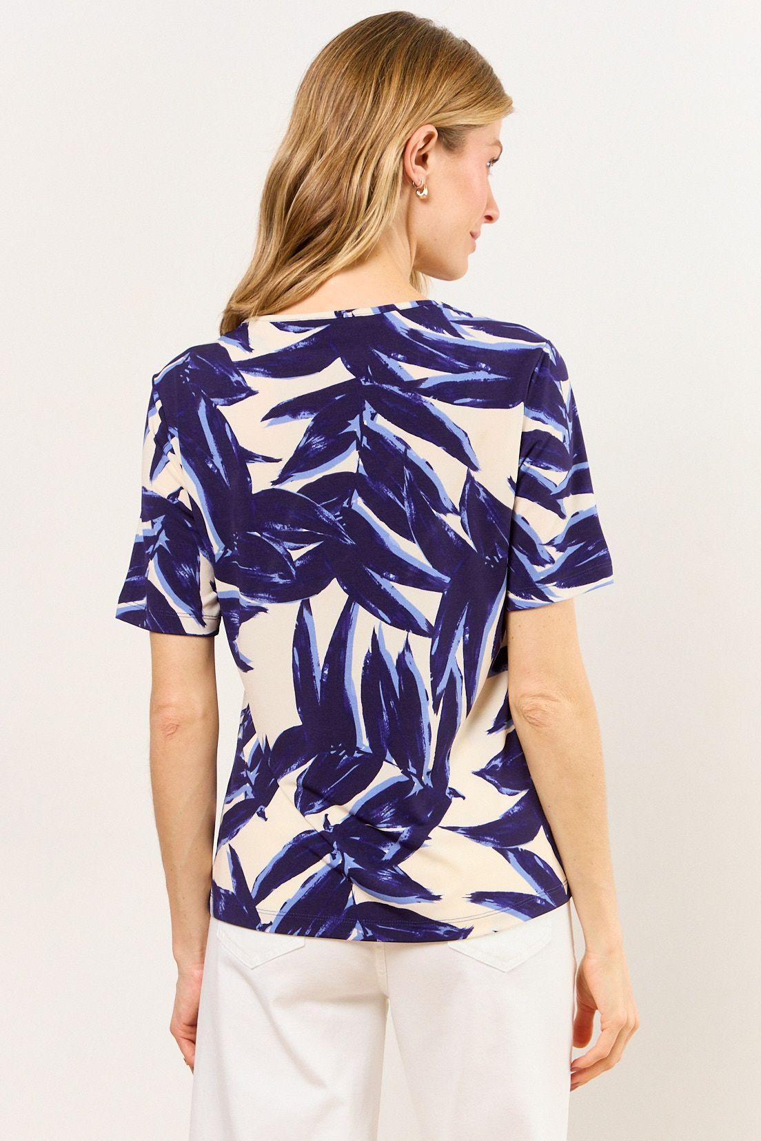 Polera Manga Corta Azul Ma Griffe 14302226005104-2